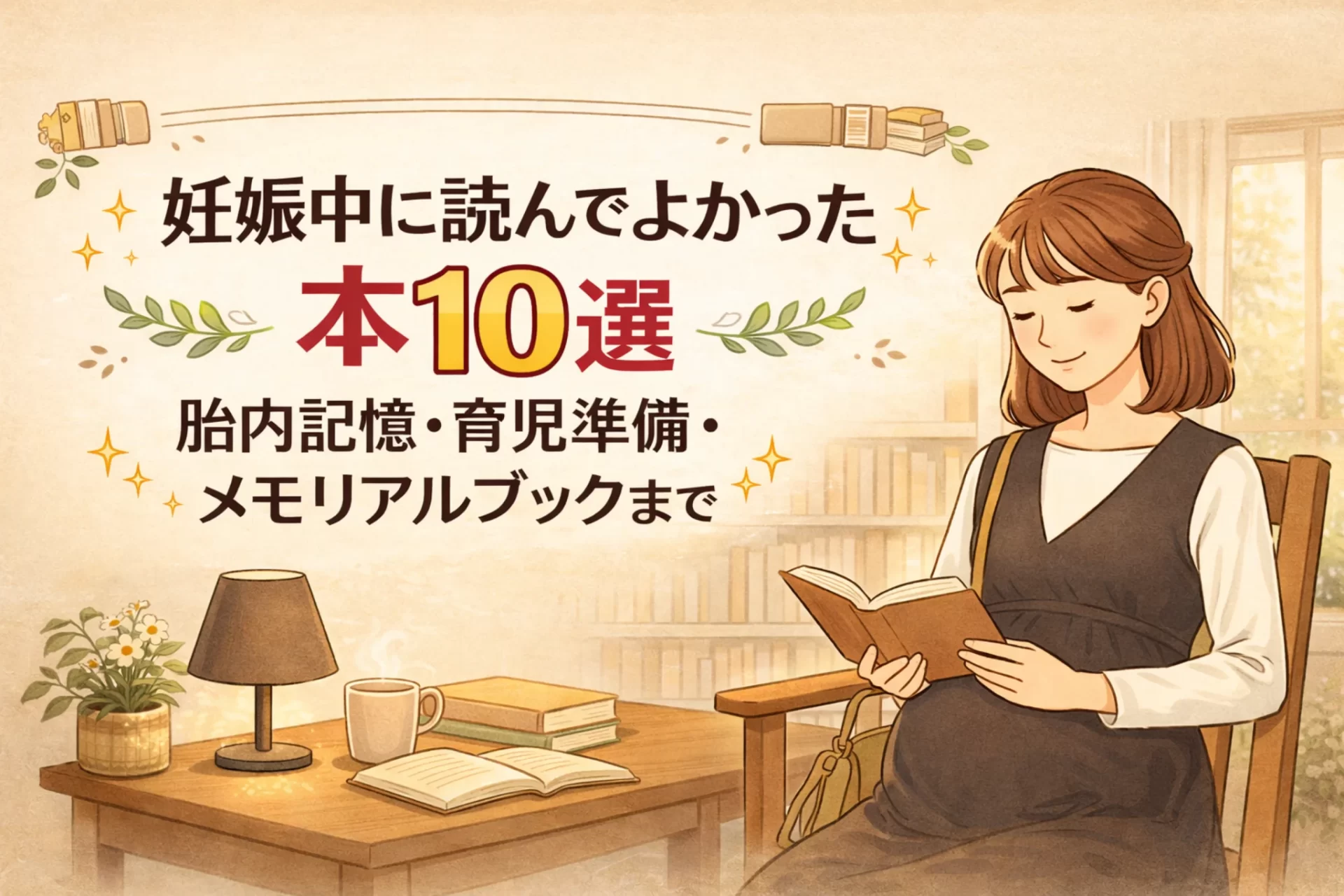 妊娠中に読んでよかった本10選｜胎内記憶・育児準備・メモリアルブックまで【2026年最新】