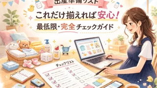 【出産準備リスト】これだけ揃えれば安心！季節・出産場所別に完全チェック