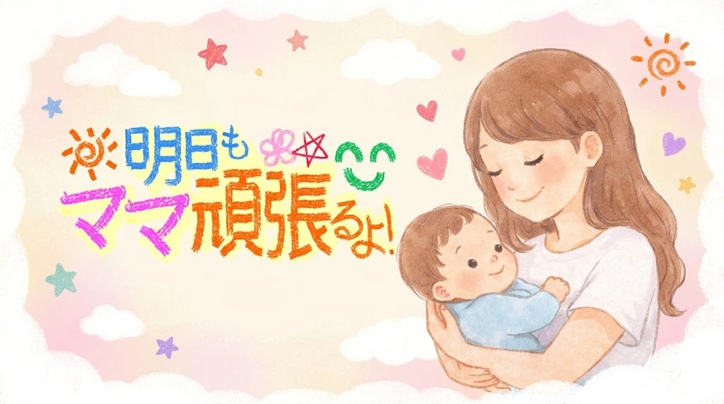 明日もママ頑張るよ!