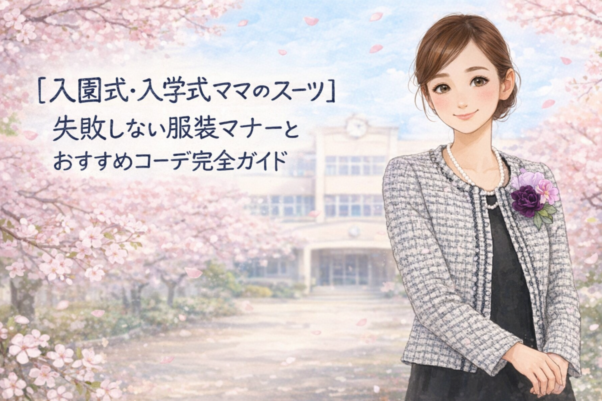 【入園式・入学式ママのスーツ】失敗しない服装マナーとおすすめコーデ完全ガイド