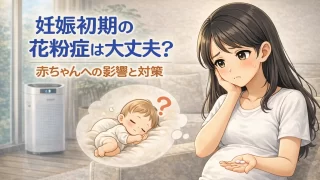 妊娠初期の花粉症は大丈夫？赤ちゃんへの影響と対策